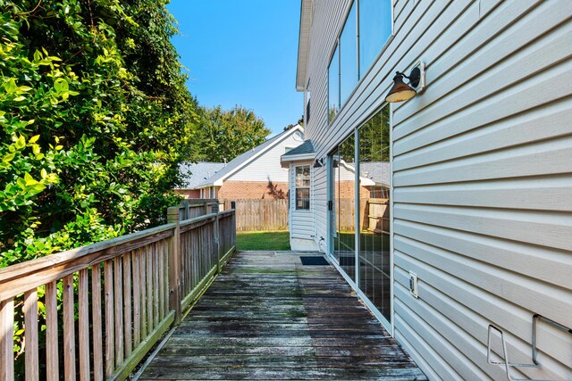 880 Brande Ct, Shalimar, FL 32579 - view of wooden terrace