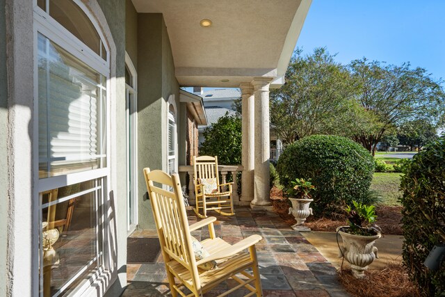 view of patio