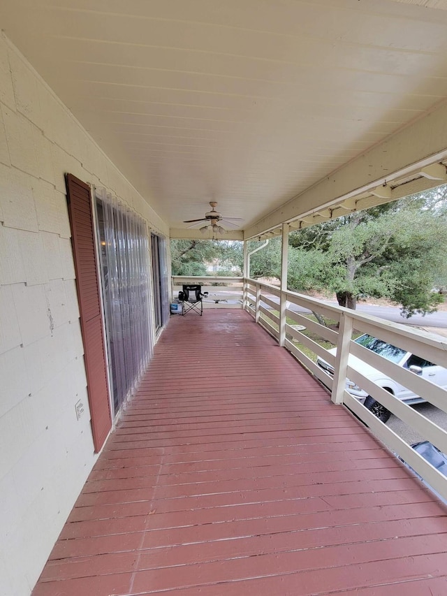 view of deck