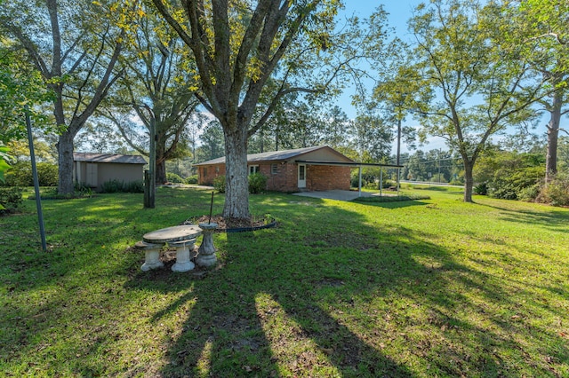 view of yard