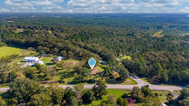 18040 US Highway 331 N, Defuniak Springs, FL 32433 - aerial view of property and surrounding area featuring a forest