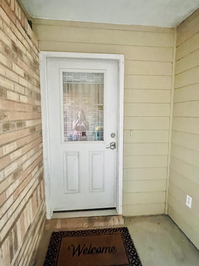 view of exterior entry