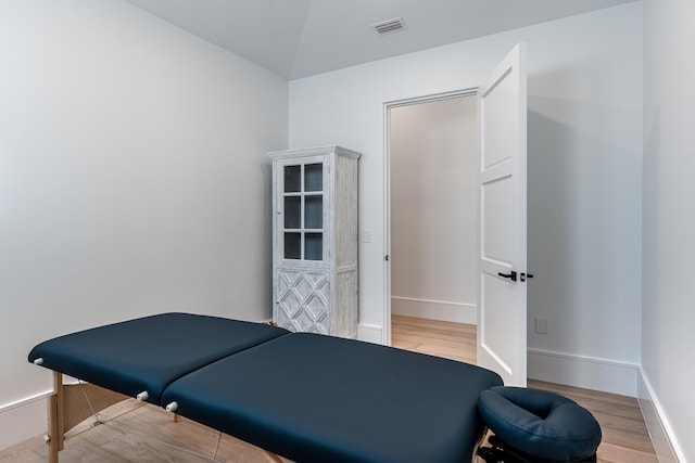 interior space featuring hardwood / wood-style flooring