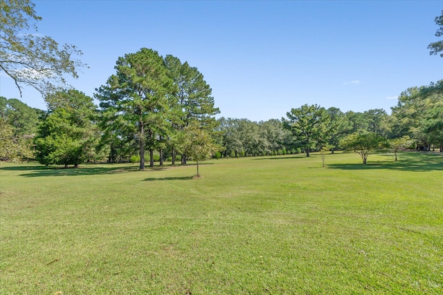 surrounding community featuring a lawn