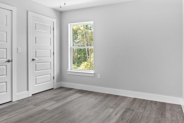 unfurnished bedroom featuring light hardwood / wood-style floors