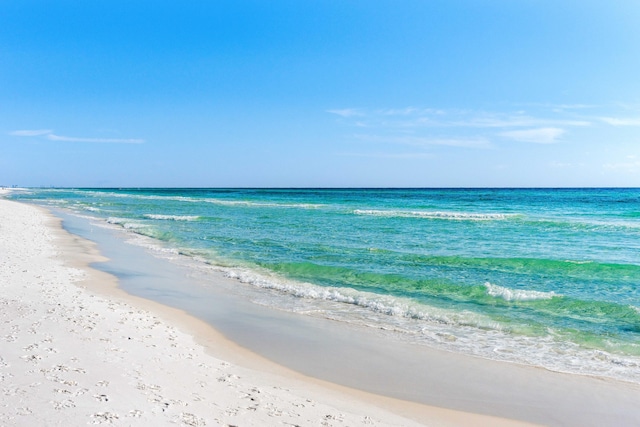 water view with a beach view