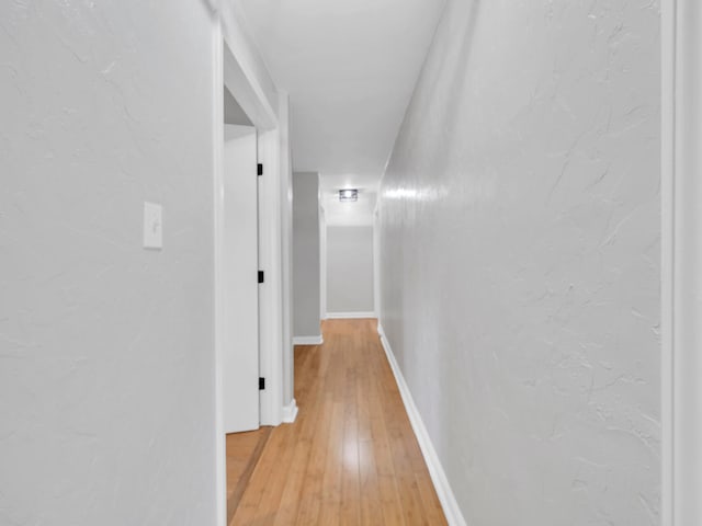 hall featuring hardwood / wood-style floors