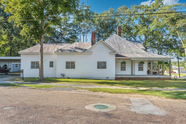 view of front of property