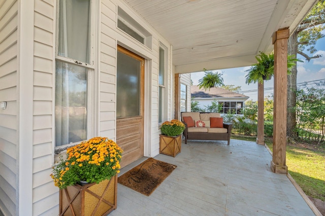 view of patio / terrace featuring a porch