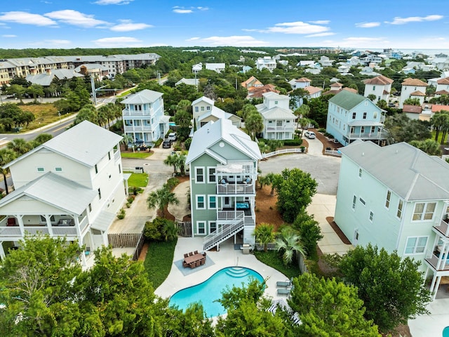 28 Sandcastle Ct, Santa Rosa Beach, FL 32459 - bird's eye view featuring a residential view