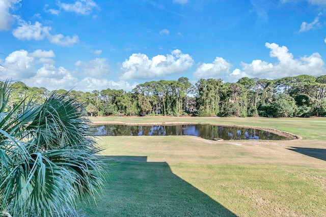 5378 Pine Ridge Ln Unit 5378, Miramar Beach, FL 32550 - view of pool featuring a water view and a lawn