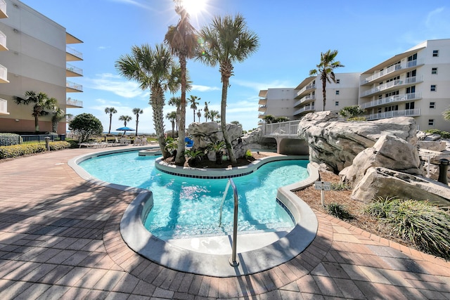view of pool