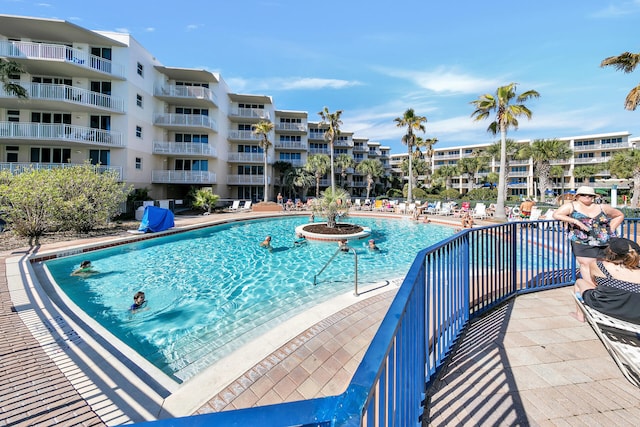 view of pool