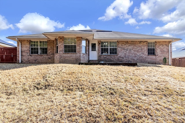 view of ranch-style home