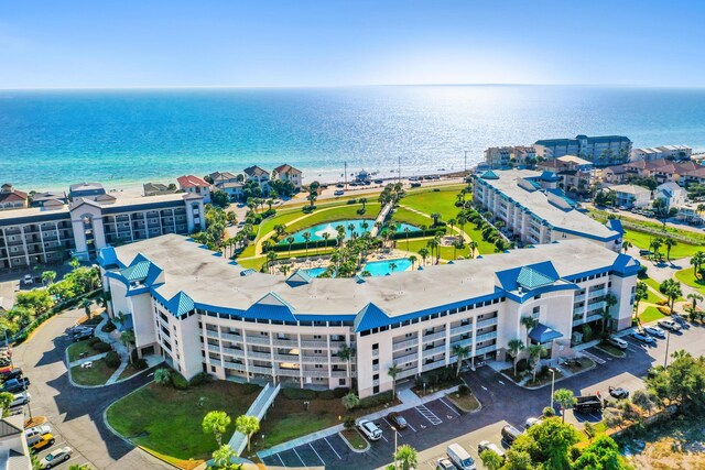778 Scenic Gulf Dr Unit 423, Miramar Beach, FL 32550 - drone / aerial view of a nearby body of water and apartment complex / building