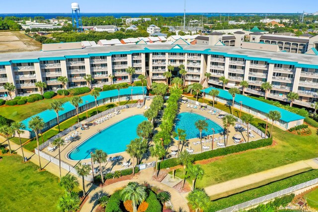 778 Scenic Gulf Dr Unit 423, Miramar Beach, FL 32550 - bird's eye view of apartment complex / building and a pool