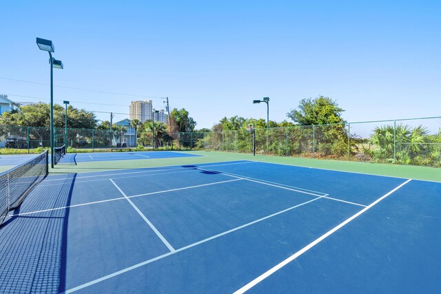 778 Scenic Gulf Dr Unit 423, Miramar Beach, FL 32550 - view of tennis court with community basketball court and fence