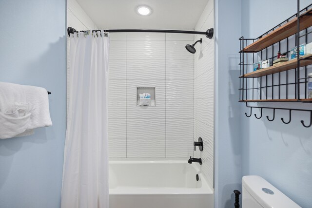 778 Scenic Gulf Dr Unit 423, Miramar Beach, FL 32550 - bathroom with shower / bath combo with shower curtain and toilet