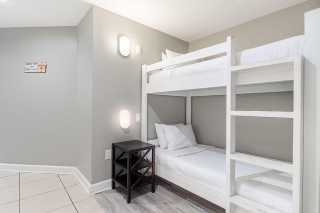 view of tiled bedroom