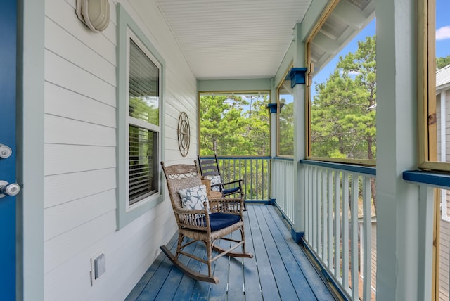 exterior space featuring covered porch