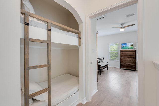 interior space featuring light hardwood / wood-style floors