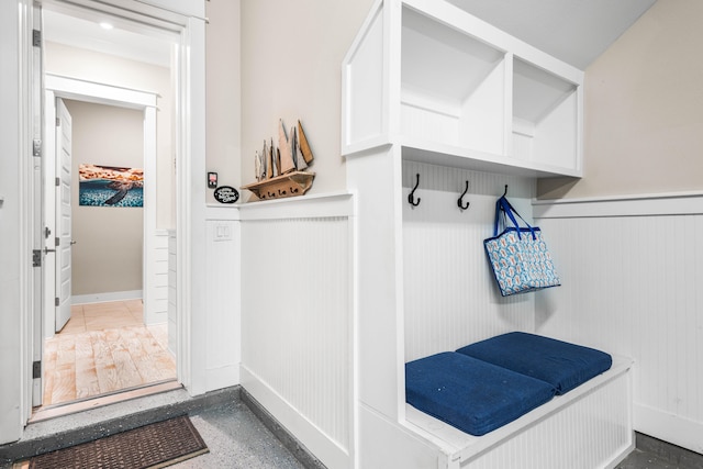 view of mudroom