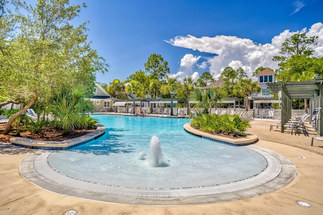 view of swimming pool