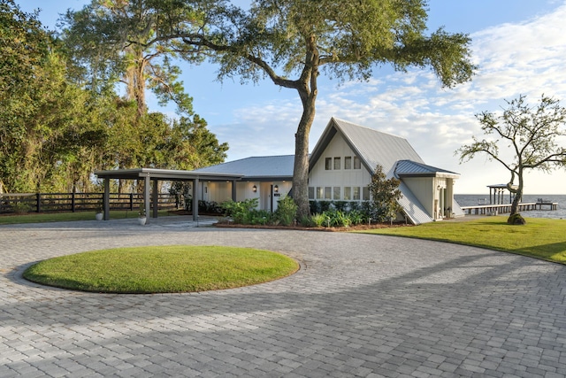 view of community with a yard