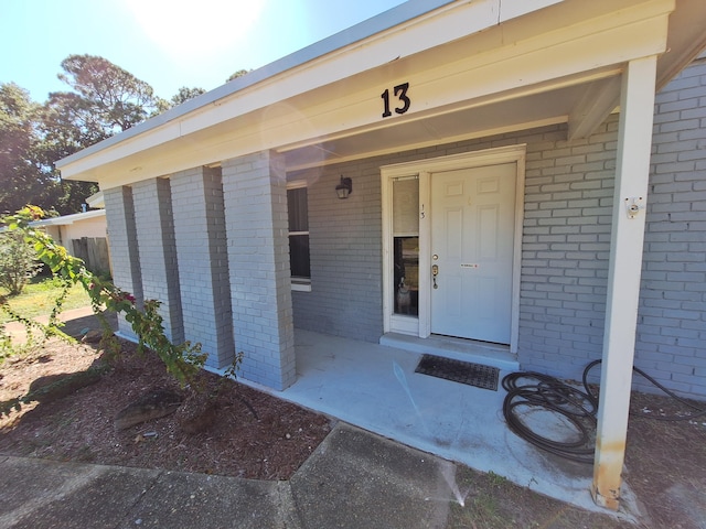 view of entrance to property