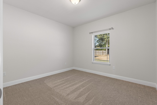 spare room featuring carpet floors