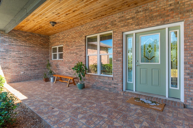 view of entrance to property