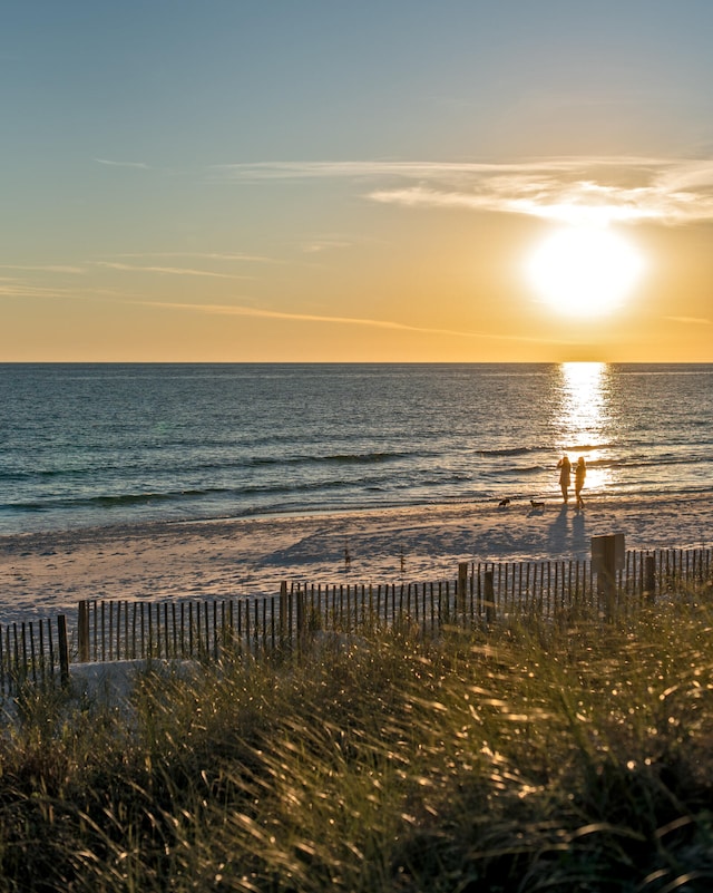 water view with a beach view