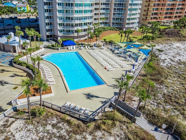 view of pool