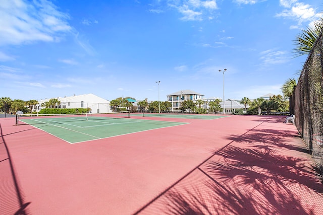 view of sport court with basketball court