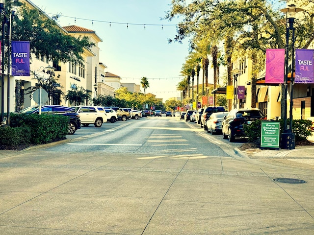 view of road