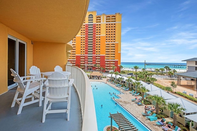 15928 Front Beach Rd Unit 3-409, Panama City Beach, FL 32413 - exterior space with a water view