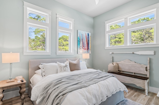 88 Beth Ln, Santa Rosa Beach, FL 32459 - bedroom with baseboards and wood finished floors