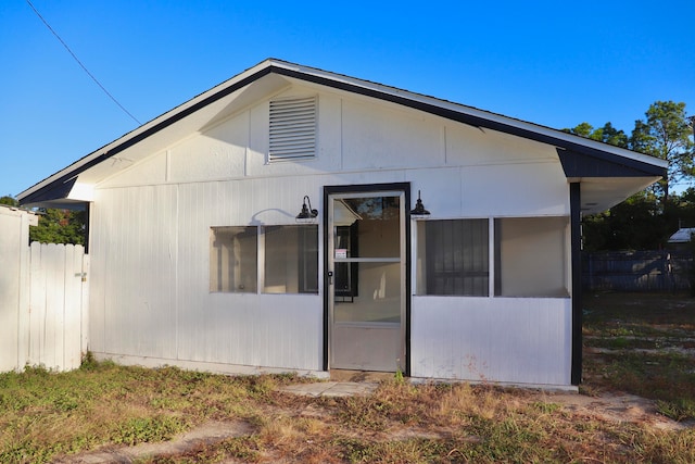 view of rear view of house