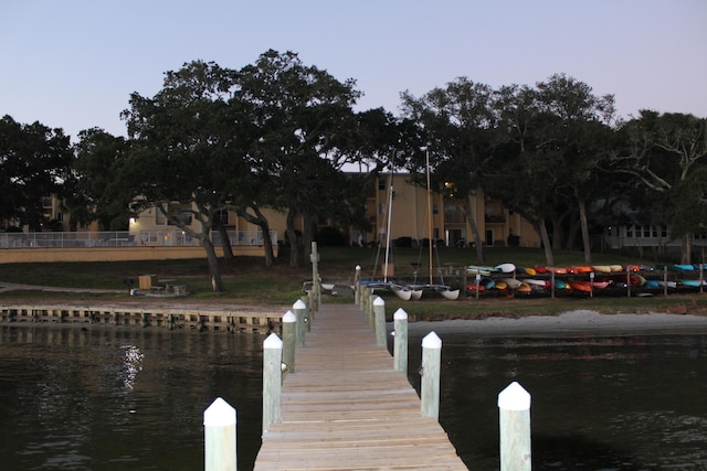 209 W Miracle Strip Pkwy Apt A104, Mary Esther, FL 32569 - dock area featuring a water view