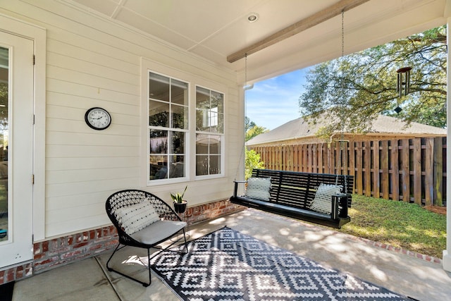 view of patio