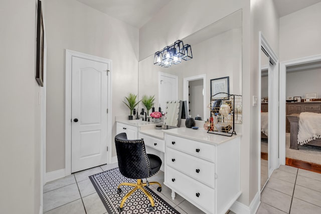 bathroom featuring tile patterned floors