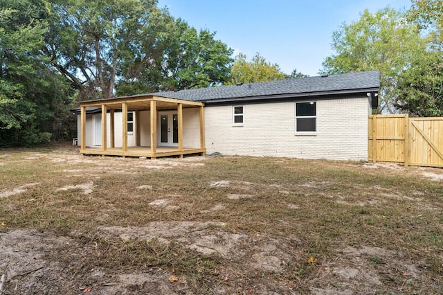 view of rear view of house