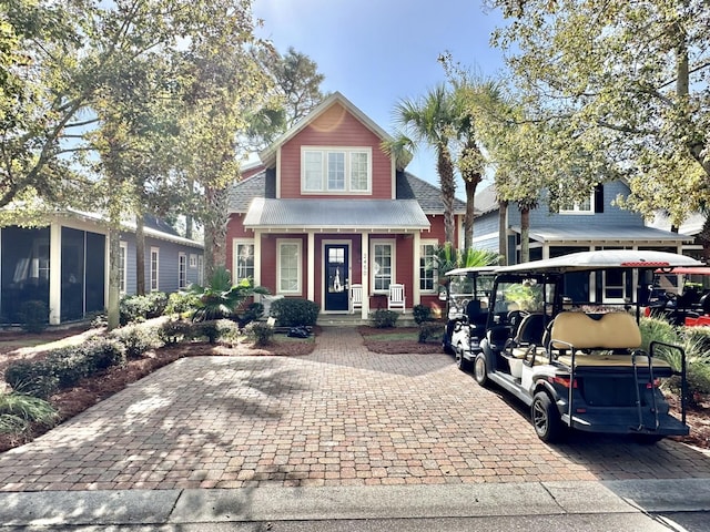 2450 Bungalo Ln, Miramar Beach, FL 32550 - view of front of property with covered porch