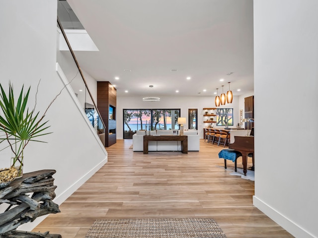 interior space featuring hardwood / wood-style floors