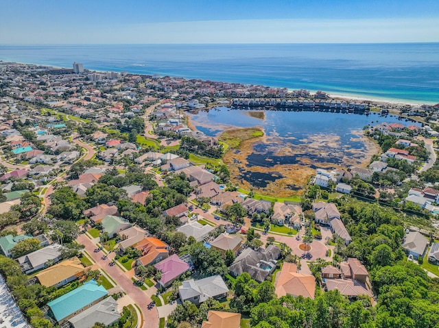 4705 Seastar Vis, Destin, FL 32541 - birds eye view of property with a residential view and a water view