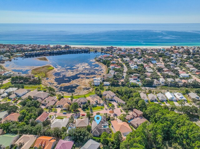 4705 Seastar Vis, Destin, FL 32541 - aerial view with a residential view and a water view