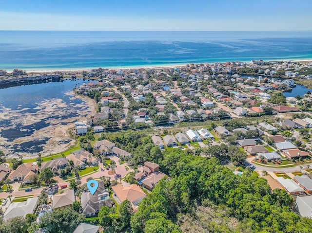 4705 Seastar Vis, Destin, FL 32541 - drone / aerial view featuring a residential view and a water view