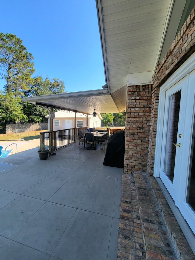 view of patio