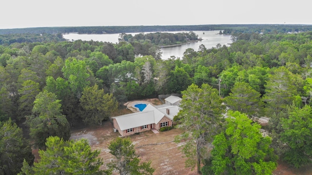 1097 Bob Mccaskill Dr, Defuniak Springs, FL 32433 - view of subject property with a heavily wooded area and a nearby body of water