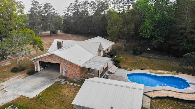 1097 Bob Mccaskill Dr, Defuniak Springs, FL 32433 - outdoor pool featuring fence